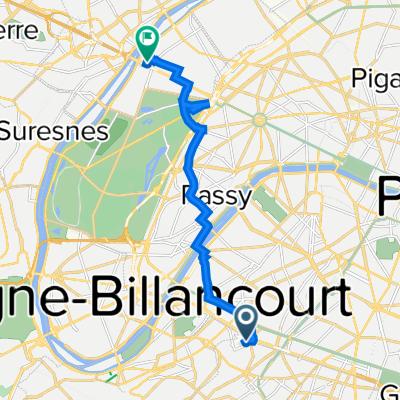 10C Rue du Moulin, Vanves nach 180 Avenue Charles de Gaulle, Neuilly-sur-Seine