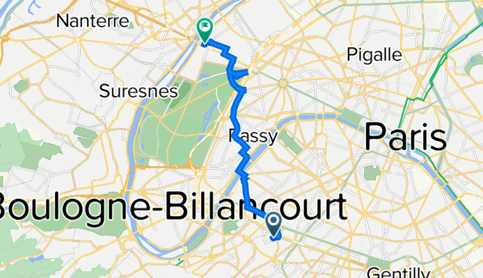 10C Rue du Moulin, Vanves nach 180 Avenue Charles de Gaulle, Neuilly-sur-Seine