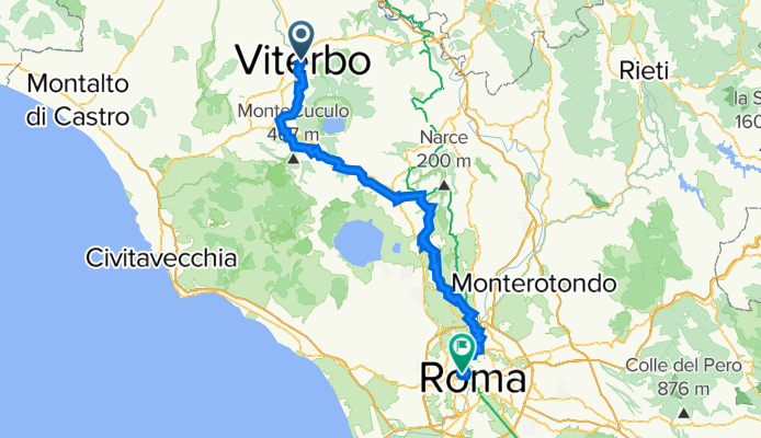 tappa 4 fiori viterbo - roma