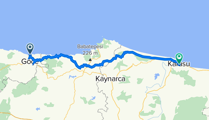 Kuzey Cd. 2, Sile nach Ataturk Blv. 33–37, Karasu