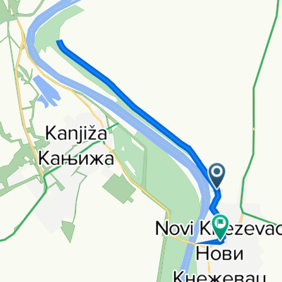 46.056° N 20.093° W to Nenada Valčeva 2А,