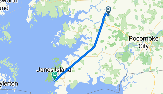 10. Seventh Stop to Ferry (Princess Anne, MD - Crisfield, MD = Ferry to Reedville, VA))