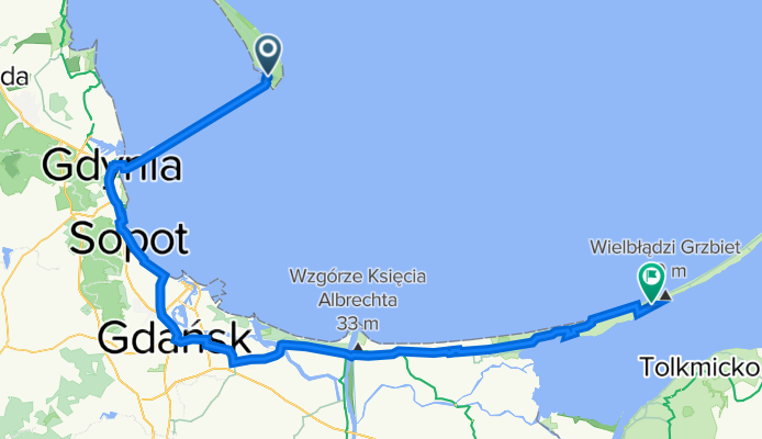 Żeglarska, Hel do Górników 15–15a, Krynica Morska