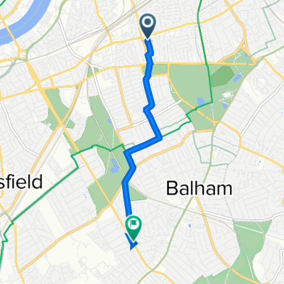 8 Mysore Road, London to 127 Trinity Road, London