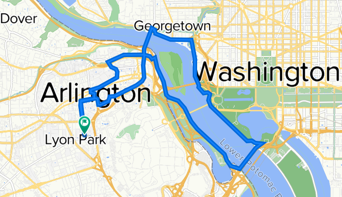 727 N Barton St, Arlington to 729 N Barton St, Arlington