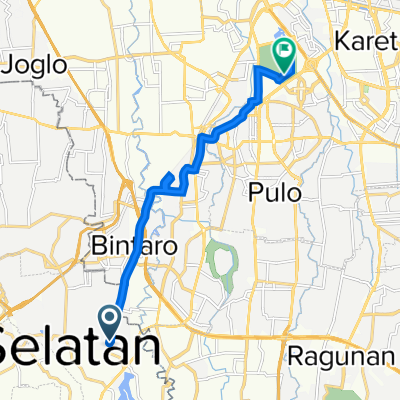Jalan Pahlawan No.78, Kecamatan Ciputat Timur to RT 01, Tanah Abang