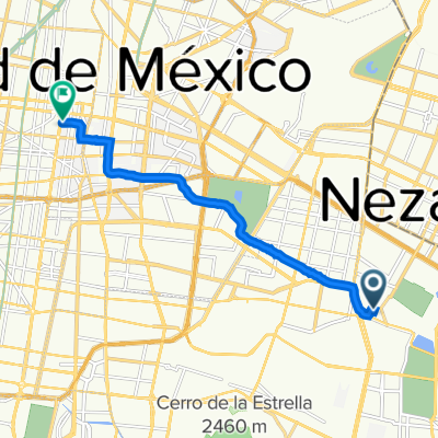 Chinampac de Juárez Frente XI, Mexico City to Callejón San Antonio Abad 32, Mexico City