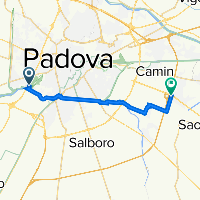 Via Santi Fabiano e Sebastiano 99, Padova a Via Canadà 4, Padova