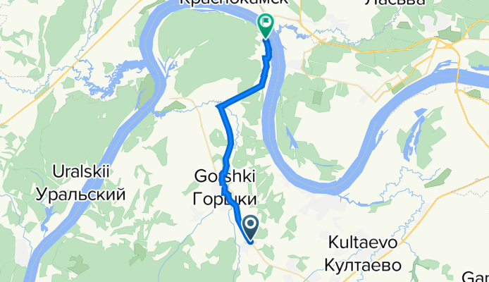 До берега в сторону Усть-Качки