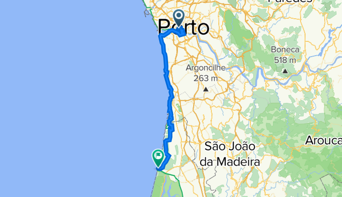 Track: PC1 - Porto-Furadouro 44km