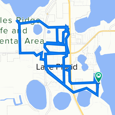 202 Huntley Dr, Lake Placid to 204 Huntley Dr, Lake Placid