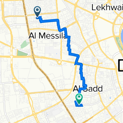 8F6G+PGQ, Doha to Al Mirqab Al Jadeed Street, Doha