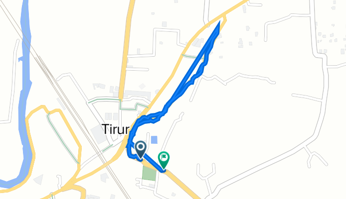 Tirur-Tuvvakkad-Puthanathani Road to Ezhur Road, Tirur