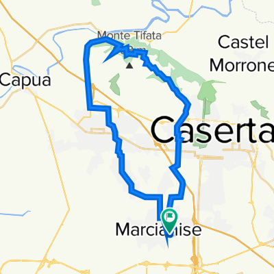 Da Via Monte Matese 2, Marcianise a Via Monte Oliveto 3, Marcianise