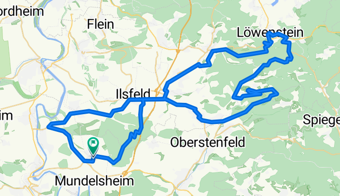 Löwensteinerberge Rundfahrt von Ottmarsheim