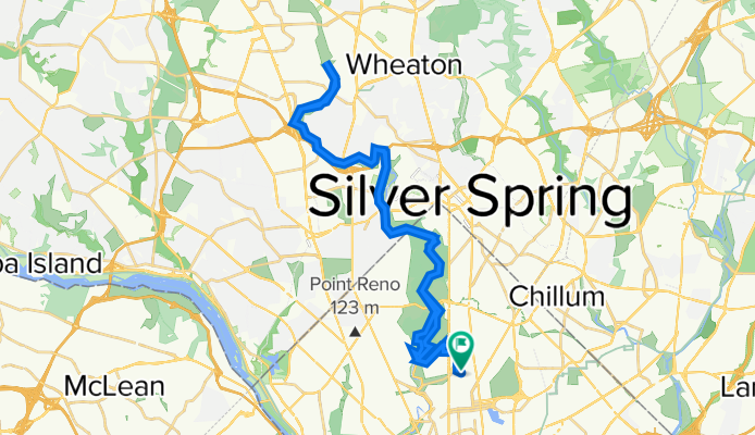 Shepherd Street Northwest 1336, Washington to Shepherd Street Northwest 1336, Washington