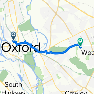 1A Walton St, Oxford to Old Road Campus, Roosevelt Dr, Oxford