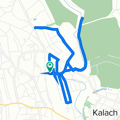 От улица Огарёва 2, Калач до улица Огарёва 2, Калач