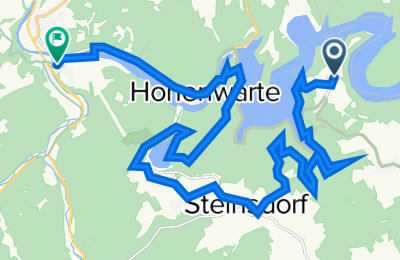 Route in der Bikemap App öffnen