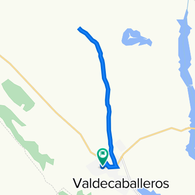 De Calle Quejigo 10, Valdecaballeros a Calle Madroño 11, Valdecaballeros