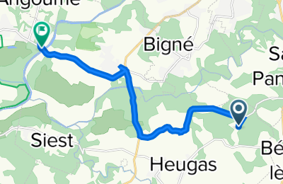 Route in der Bikemap App öffnen