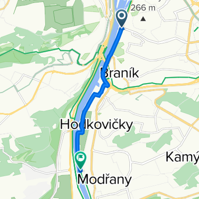 Modřanská 55, Prague to Vltavanů, Prague