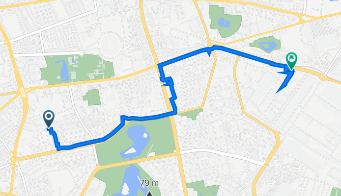 Strada Prieteniei 4, București to Bulevardul Basarabia 256, București