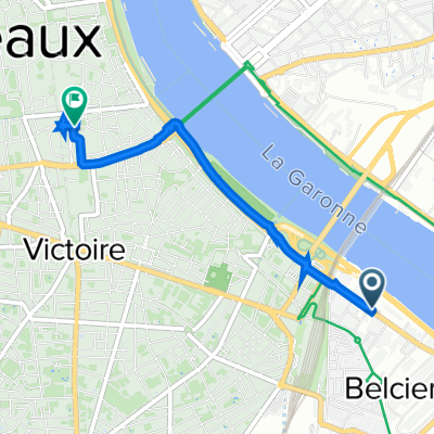 De Quai de Paludate 63, Bordeaux a Rue Ravez 16, Bordeaux