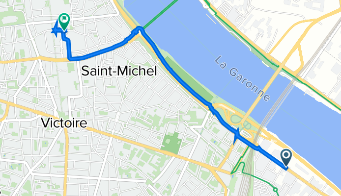 De Quai de Paludate 63, Bordeaux a Rue Ravez 16, Bordeaux