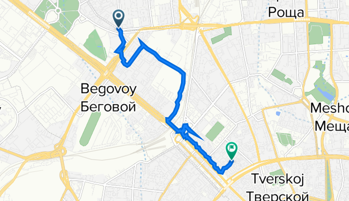 Петровско-Разумовский проезд, 1, Moscow to 1st Tverskoy-Yamskoy Lane, 11, Moscow