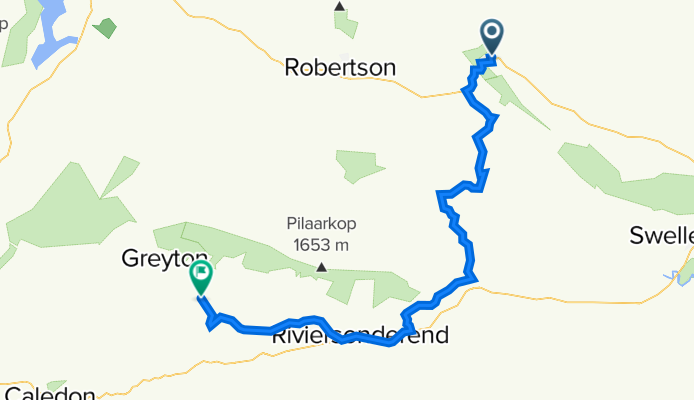 Montagu to Oewerzicht