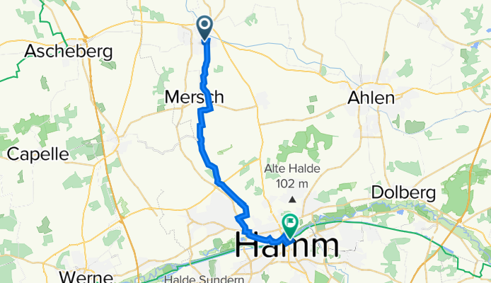 Dr.-Siekmann-Weg 12, Drensteinfurt nach Adenauerallee 2A, Hamm