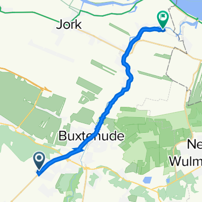 Holunderweg 7, Buxtehude nach Groß Hove, Jork