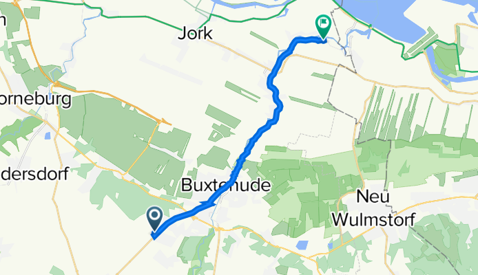 Holunderweg 7, Buxtehude nach Groß Hove, Jork