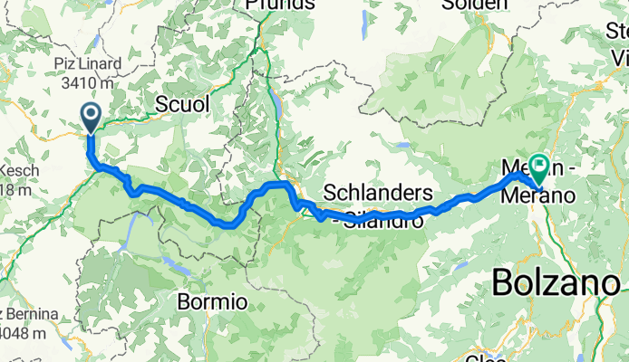 2. Etappe: Susch-Meran