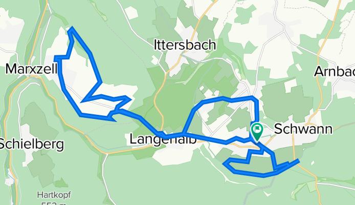1. Tour mit Freunden