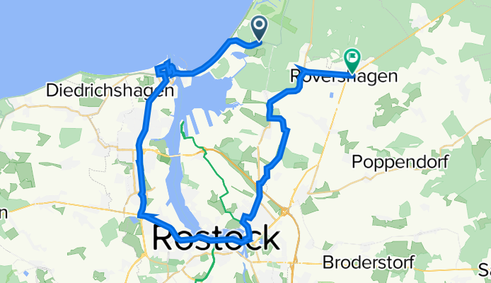 HRO43, Rostock nach Rövershagen