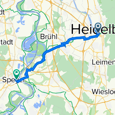 Heidleberg Hbnf to Speyer Dom