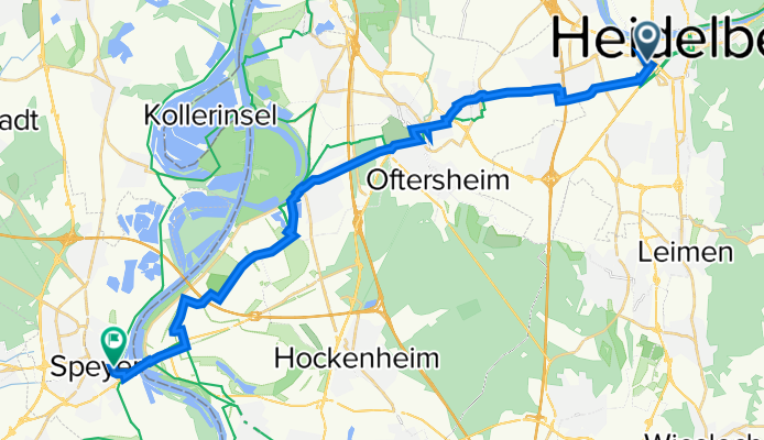 Heidleberg Hbnf to Speyer Dom