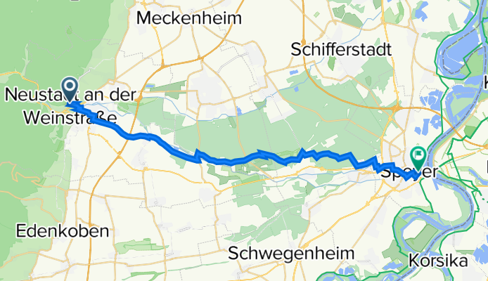 Neustadt to Speyer