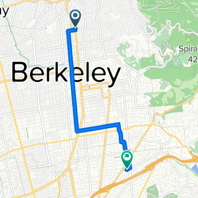 1371 Shattuck Ave, Berkeley to 5910 Chabot Rd, Oakland