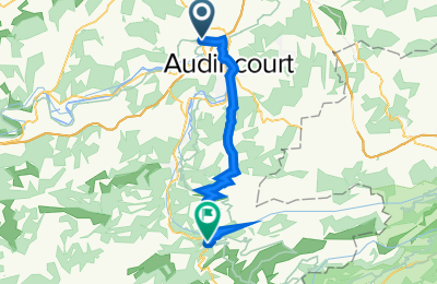 Route in der Bikemap App öffnen
