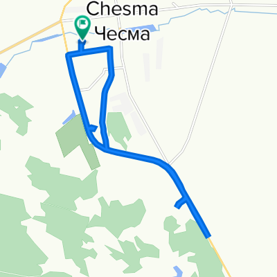 улица Блюхера, Чесма до улица Блюхера, Чесма
