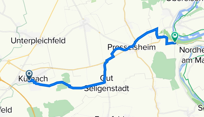 Semmelstraße 27, Kürnach nach St 2260, Eisenheim
