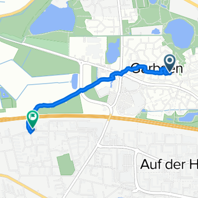Bernsteinweg 2, Garbsen nach Bachstraße 15, Garbsen