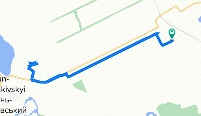 вулиця Ярослава Мудрого, Корсунь-Шевченківський to вулиця Ярослава Мудрого, Корсунь-Шевченківський