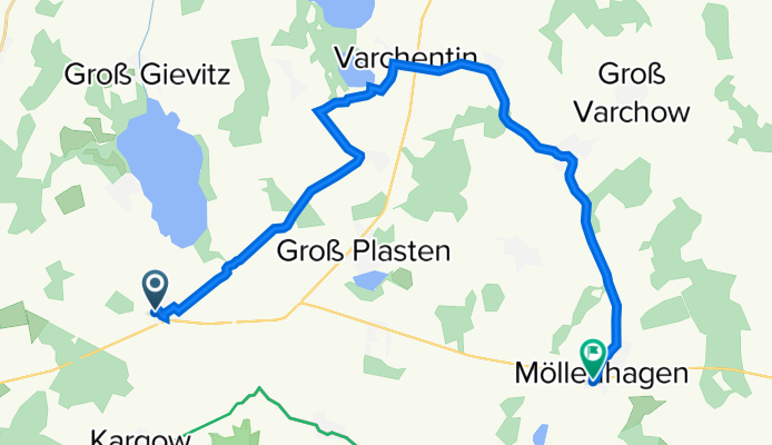 Tiergartenweg 4, Schloen-Dratow nach Chaussee 18, Möllenhagen