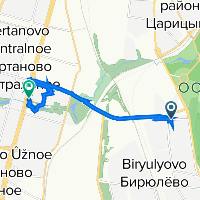 От Элеваторная улица 12/1 строение 1, Москва до Поликлиника №170, Москва