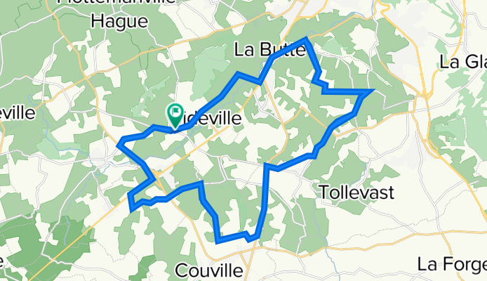 De Le Vacheux 15, Sideville à Le Vacheux 18, Sideville