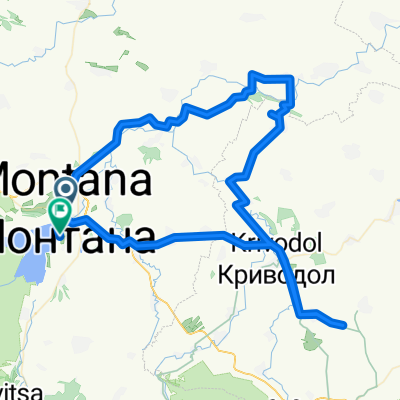 Монтана - Градешница - Божи мост - Монтана